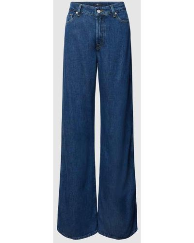 7 For All Mankind Jeans mit 5-Pocket-Design Modell 'Lotta' - Blau