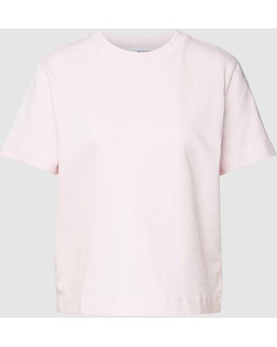 SELECTED T-shirt Met Ronde Hals - Roze