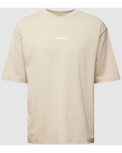 ARMEDANGELS Oversized T-Shirt mit Label-Print Modell 'AALOX' - Natur