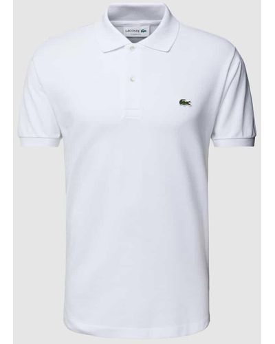 Lacoste Classic Fit Poloshirt mit Label-Detail - Weiß