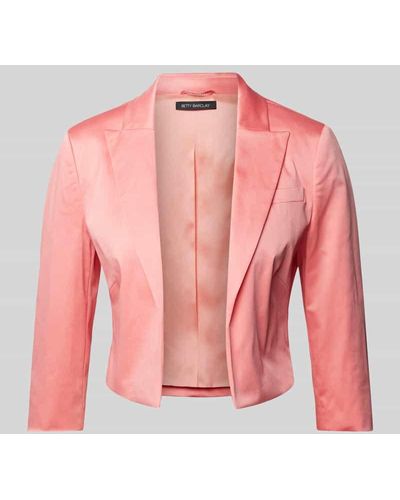 Betty Barclay Blazer in unifarbenem Design - Pink