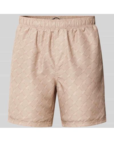 Joop! Shorts mit seitlichen Eingrifftaschen Modell 'St.Tropez' - Natur