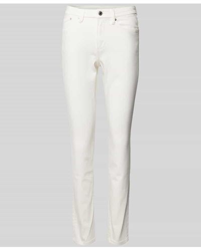 S.oliver Slim Fit Jeans im 5-Pocket-Design - Weiß