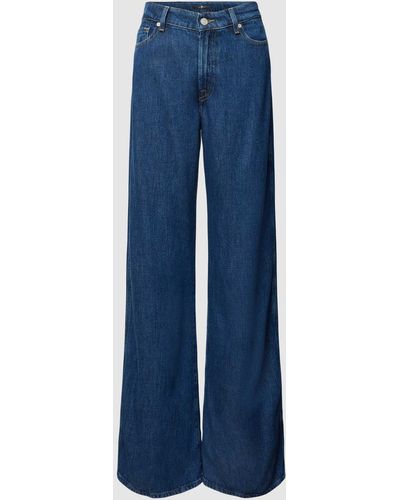 7 For All Mankind Jeans Met 5-pocketmodel - Blauw