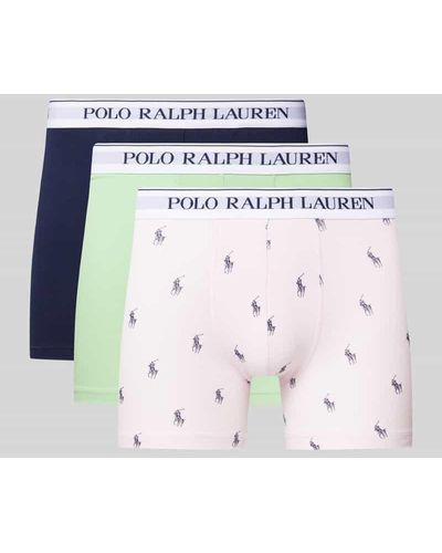 Polo Ralph Lauren Boxershorts mit elastischem Bund und Tunnelzug - Weiß