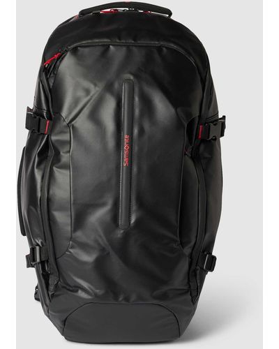 Samsonite Rucksack mit Label-Detail Modell 'ECODIVER' - Schwarz