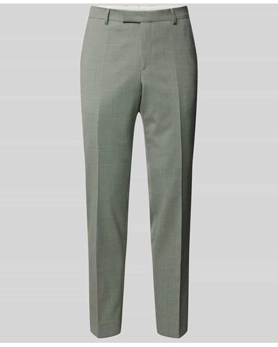 Pierre Cardin Anzughose mit Bügelfalten Modell 'Ryan' - Grau