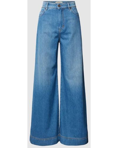 Weekend by Maxmara Flared Jeans mit 5-Pocket-Design Modell 'VEGA' - Blau