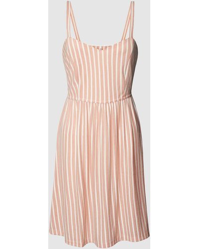ONLY Mini-jurk Met Streepmotief - Roze
