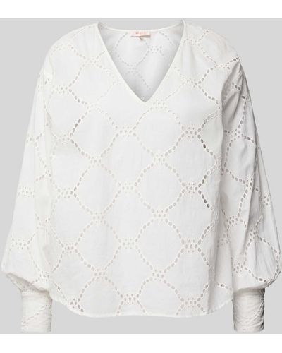 ONLY Blouse Met V-hals - Wit