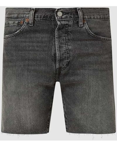 Levi's Jeansshorts aus Baumwolle Modell '501TM' - Grau