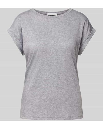 ARMEDANGELS T-Shirt in Melange-Optik Modell 'JILAANA' - Grau