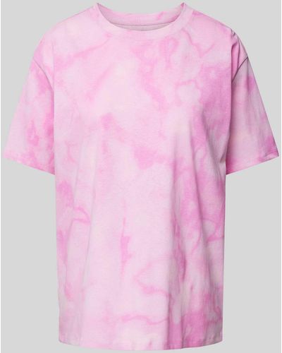 Jake*s T-Shirt im Batik-Look - Pink