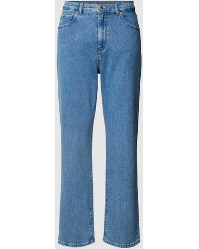 HUGO High Waist Jeans Stretch-Anteil - Blau