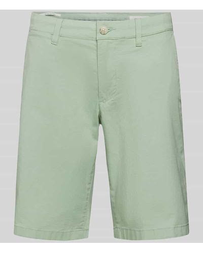 S.oliver Regular Fit Chino-Shorts mit Gesäßtaschen - Grün