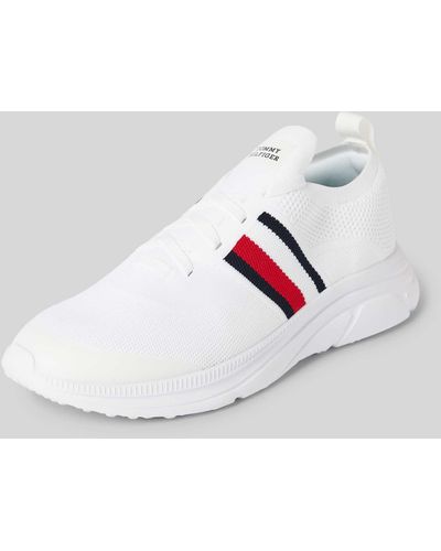 Tommy Hilfiger Sneaker mit Label-Detail Modell 'MODERN' - Weiß
