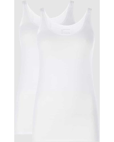 Schiesser Unterhemd mit Stretch-Anteil im 2er-Pack - Weiß