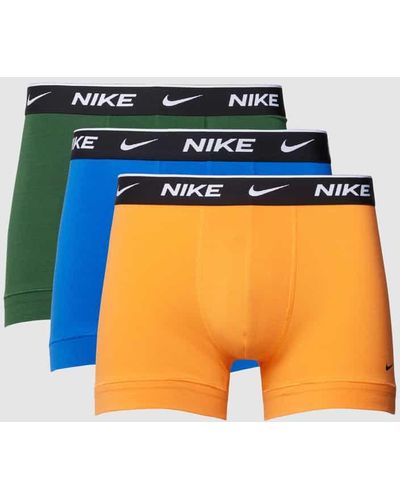 Nike Trunks mit Label-Detail im 3er-Pack - Orange