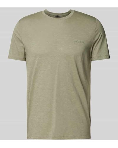 Antony Morato T-Shirt mit Label-Print - Grün