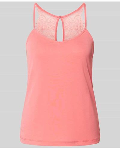 Ichi Top im unifarbenen Design Modell 'LIKE' - Pink