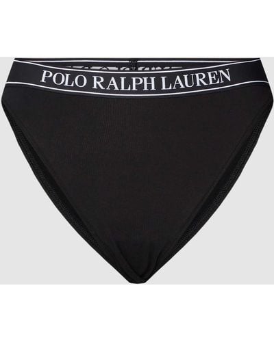 Polo Ralph Lauren Slip Met Elastische Band - Zwart