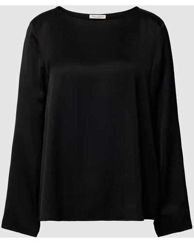 Marc O' Polo Blusenshirt aus Viskose in black - Schwarz