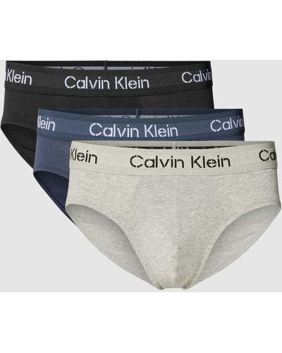 Calvin Klein Slip mit elastischem Bund - Mehrfarbig
