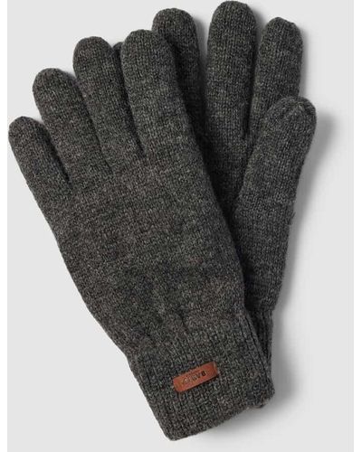 Barts Handschuhe mit Label-Detail Modell 'HAAKON' - Grau