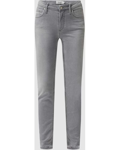 Marc O' Polo Slim Fit Mid Rise Jeans Met Stretch - Grijs