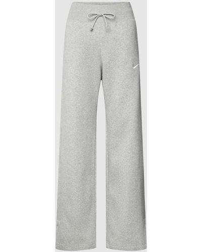Nike Sweatpants in Melange-Optik - Grau
