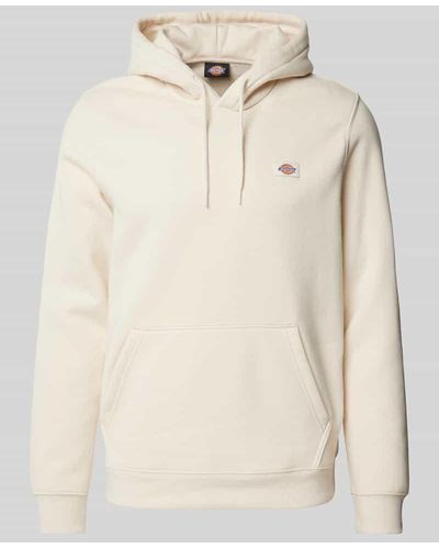 Dickies Hoodie mit Label-Patch Modell 'OAKPORT' - Natur