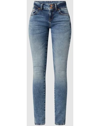 LTB Jeans mit Label-Patch Modell 'Molly' - Blau