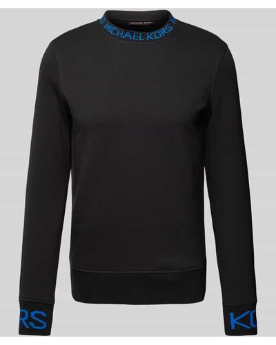 Michael Kors Sweatshirt mit Label-Print - Schwarz