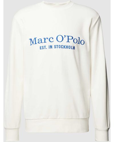 Marc O' Polo Sweatshirt Met Labelstitching - Meerkleurig