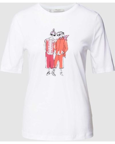 maerz muenchen T-shirt Met Motiefprint - Wit