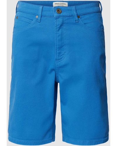 Marc O' Polo Bermudas im 5-Pocket-Design - Blau