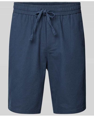 Only & Sons Shorts mit elastischem Bund Modell 'LINUS' - Blau