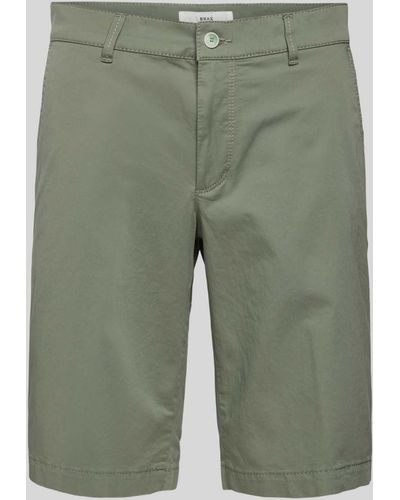 Brax Regular Fit Chino-Shorts mit Gesäßtaschen Modell 'BOZEN' - Grün