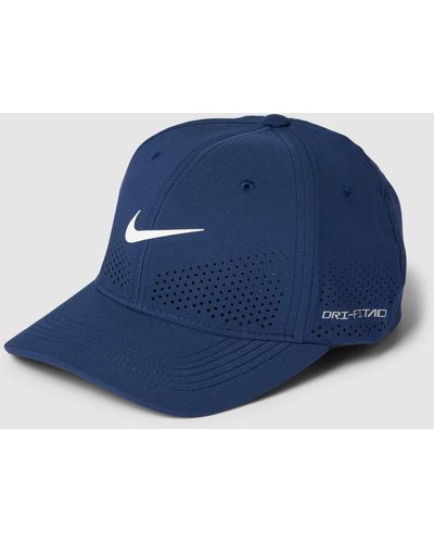 Nike Baseballpet Met Labelprint - Blauw