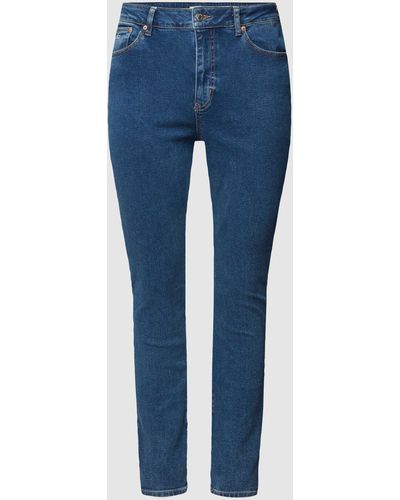 Tommy Hilfiger Plus Size Jeans Met Labelpatch - Blauw
