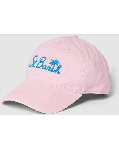 Mc2 Saint Barth Cap mit Label-Stitching Modell 'CATCHER' - Pink