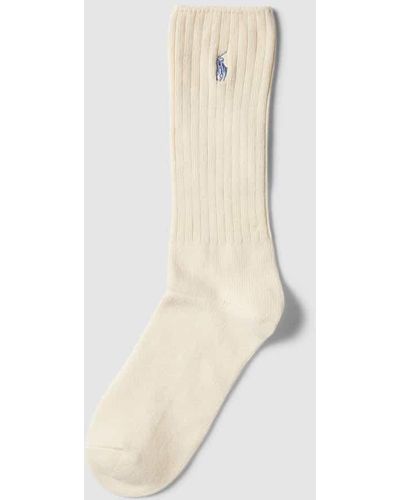 Polo Ralph Lauren Socken mit Logo-Stitching - Weiß