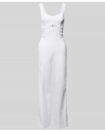 Liu Jo Jumpsuit mit Cut Out - Weiß