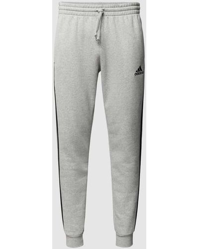 adidas Sweatpants mit Label-Stitching - Grau
