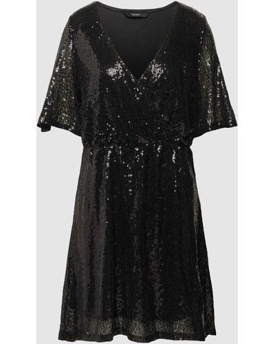 Vero Moda Mini-jurk Met Pailletten - Zwart