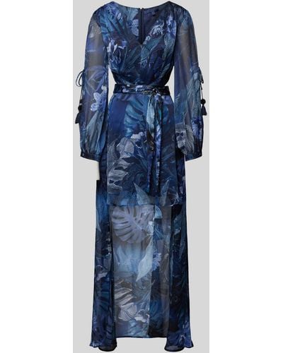 Guess Kleid mit Allover-Muster Modell 'FARRAH' - Blau