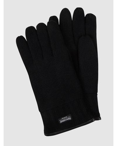 eem-fashion Handschuhe aus Wolle - Schwarz