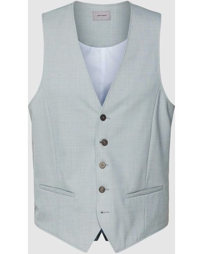 Pierre Cardin Gilet Met V-hals - Blauw