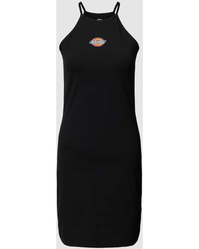 Dickies Minikleid mit Label-Print Modell 'CHAIN LAKE' - Schwarz