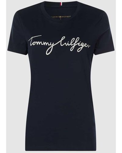 Tommy Hilfiger T-Shirt »HERITAGE CREW NECK GRAPHIC TEE« - Blau